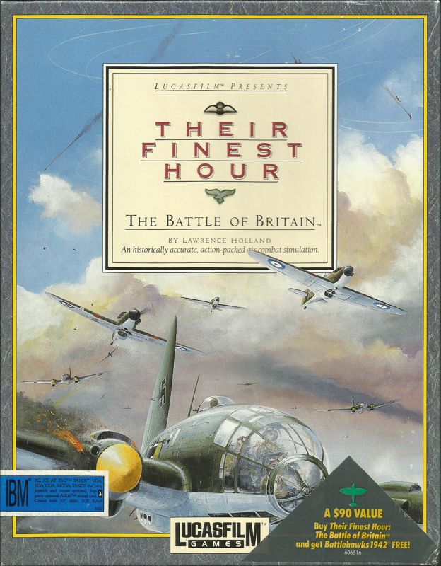Their Finest Hour: The Battle Of Britain box art for Amiga